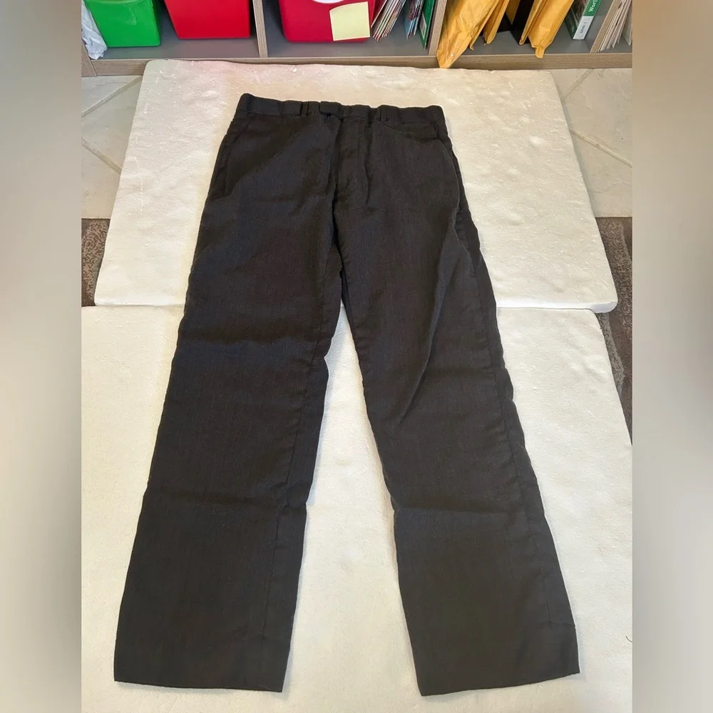 Banana republic tailored slim fit 100% wool dress pants chocolate brown